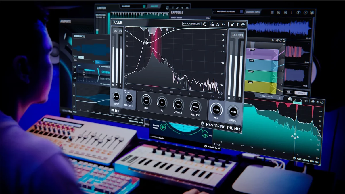 Professional audio production equipment